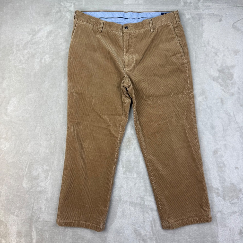 Polo Ralph Lauren Mens Corduroy Pant Preppy Collage Old Money 36x34 Hemmed 36x25